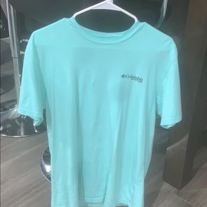 Columbia blue tee shirt
